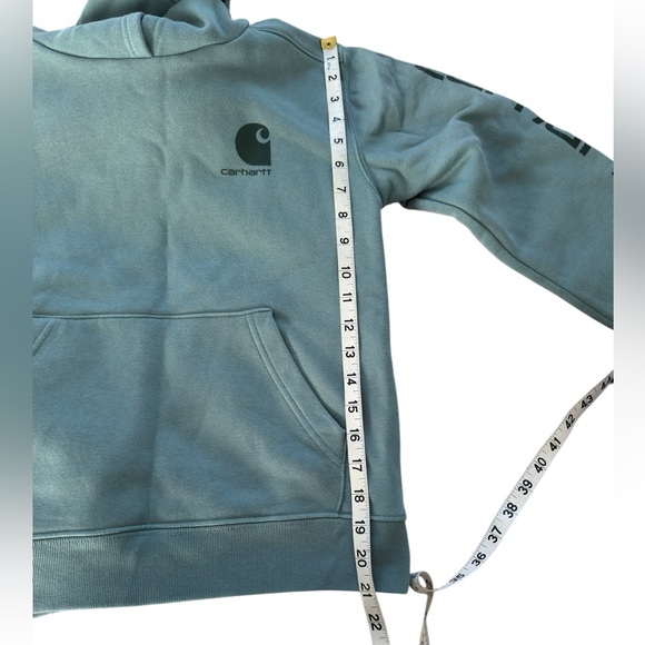 Carhartt green hoodie. (Big kids) - Picture 9 of 10
